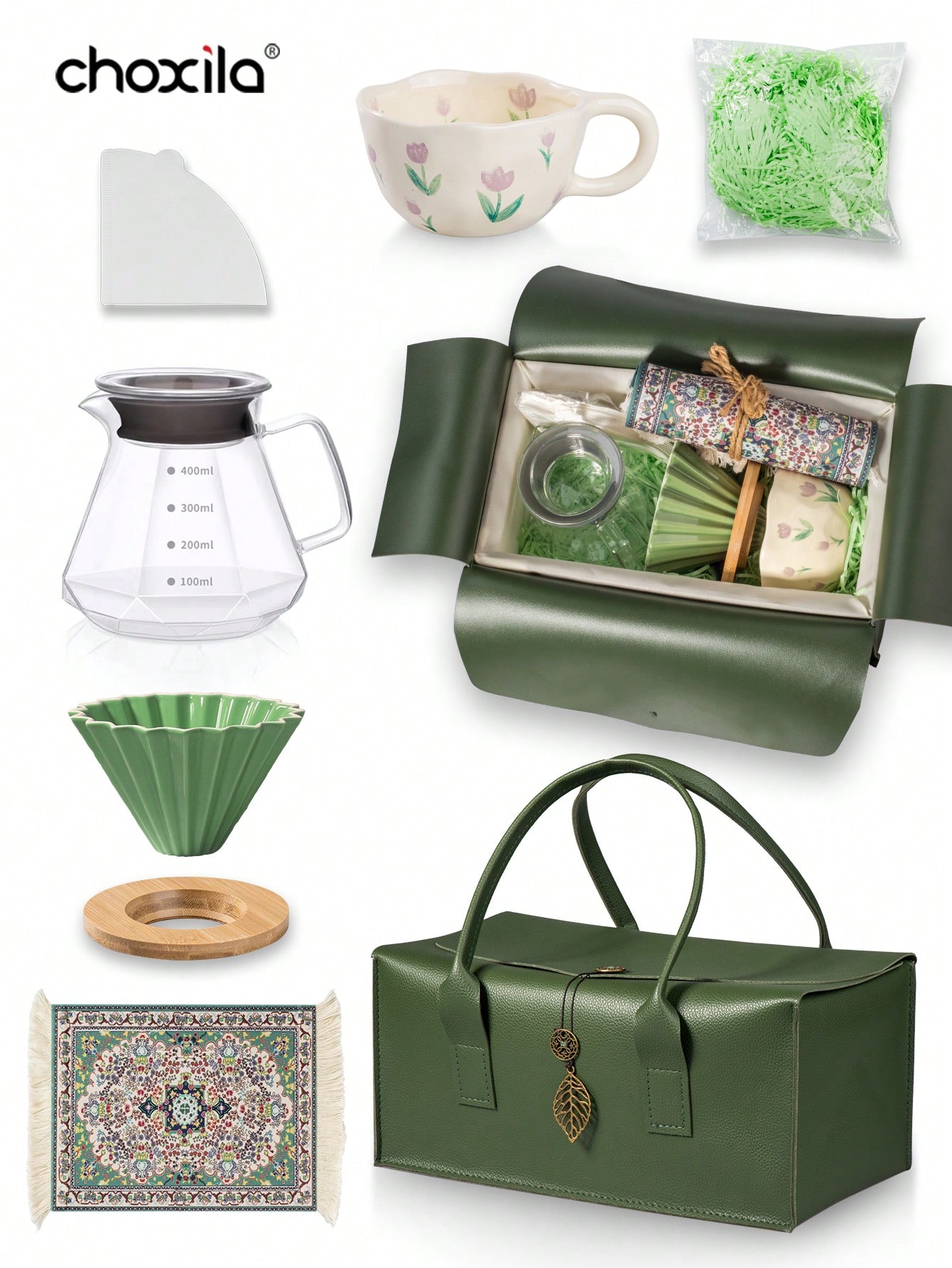 Coffee Equipment Kit - Set da caffè da 8 pezzi,