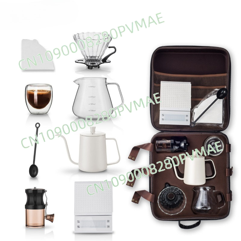 Coffee Equipment Pour Over - Set da caffè portatile per esterni,