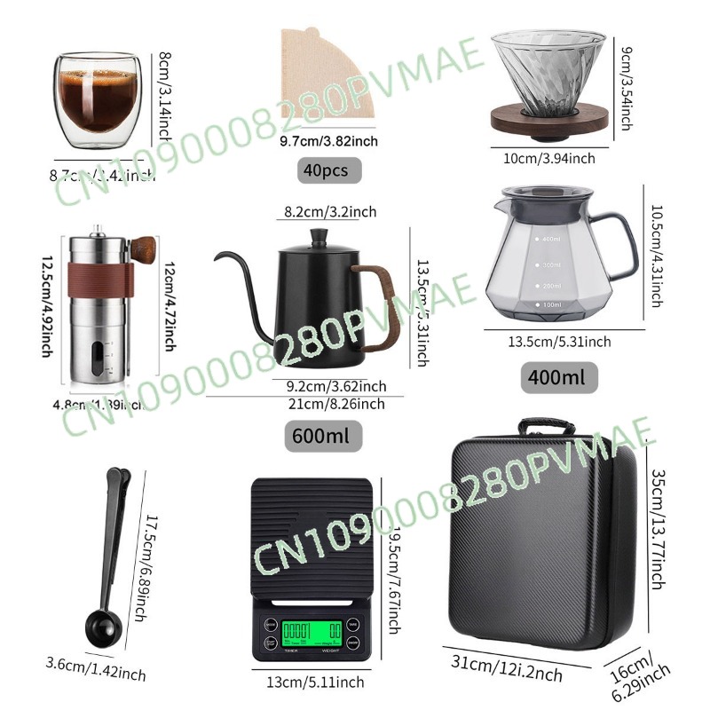 Set da caffè portatile per est - Coffee Equipment Pour Over recensione e prezzo